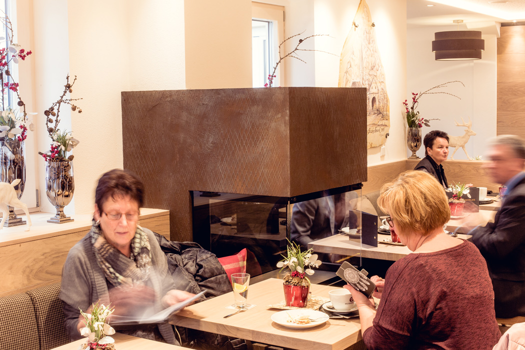 Café der Bäckerei Frank in Riedenburg